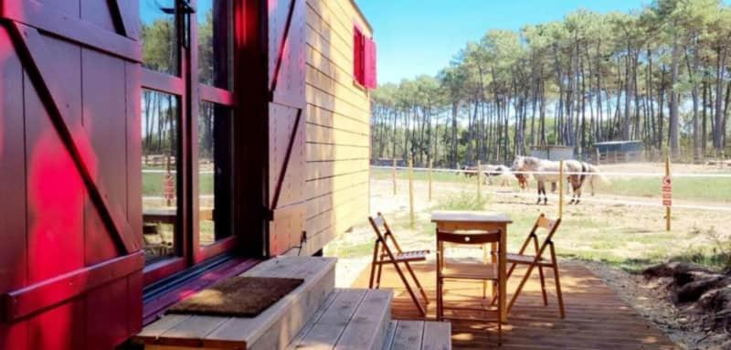Roulottes Cocooning Au Coeur Des Landes Hotel Mées Exterior photo